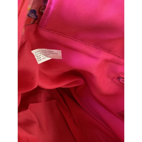 Fiorucci Y2K Vintage Pink Cartoon Print Tote Bag - Picture 9 of 9